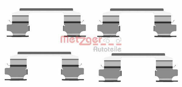 Zestaw akcesoriów montażowych  klocków hamulcowych METZGER 109-1686