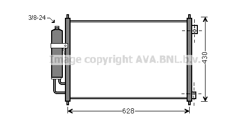 Skraplacz klimatyzacji AVA QUALITY COOLING DN5328D