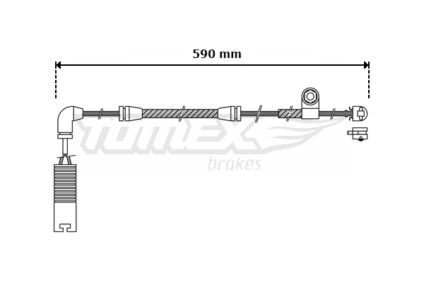 Czujnik zużycia klocków TOMEX BRAKES TX 30-37