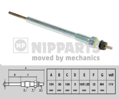 Świeca żarowa NIPPARTS J5710302