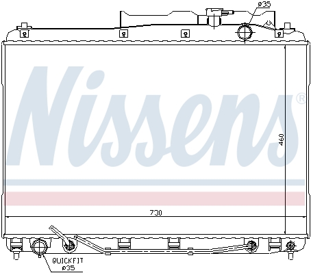 Chłodnica NISSENS 67528