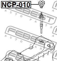 Uszczelka pokrywy zaworów FEBEST NCP-010