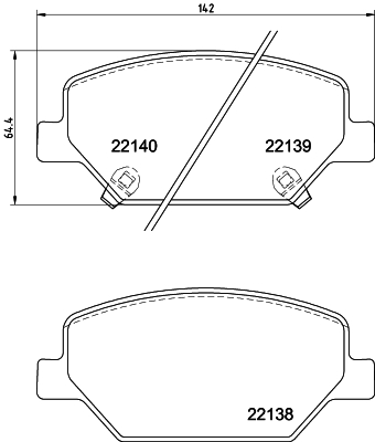 Klocki hamulcowe HELLA 8DB 355 039-121