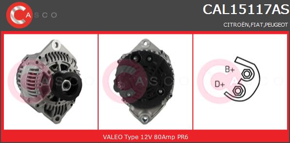 Alternator CASCO CAL15117AS