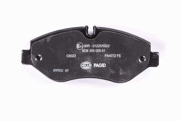 Klocki hamulcowe HELLA 8DB 355 005-511
