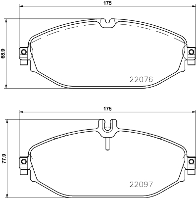 Klocki hamulcowe HELLA 8DB 355 021-921