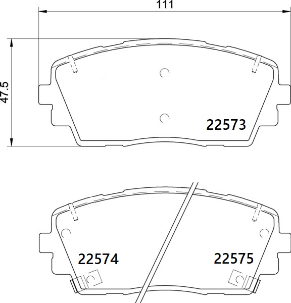Klocki hamulcowe BREMBO P 30 115