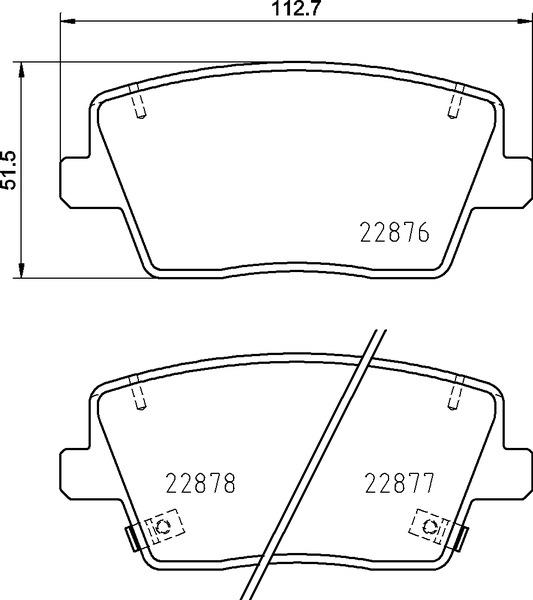 Klocki hamulcowe BREMBO P 30 112