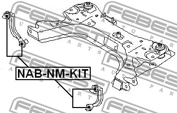 Tuleja wahacza FEBEST NAB-NM-KIT