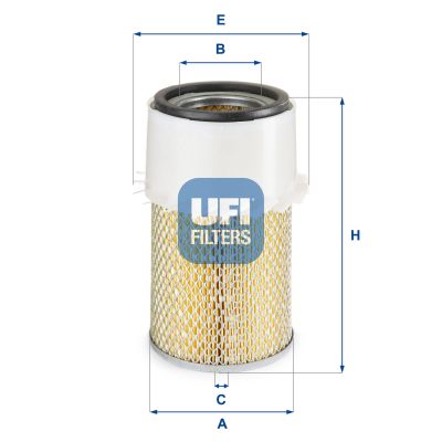 Filtr powietrza UFI 27.C90.00