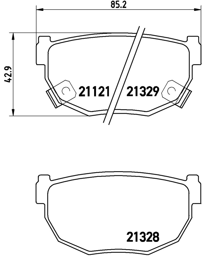 Klocki hamulcowe BREMBO P 56 010