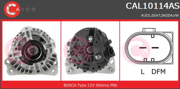 Alternator CASCO CAL10114AS