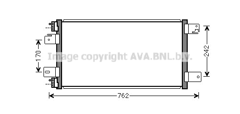 Skraplacz klimatyzacji AVA QUALITY COOLING JE5074