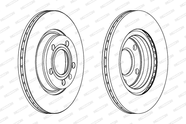 Tarcza hamulcowa FERODO DDF1708
