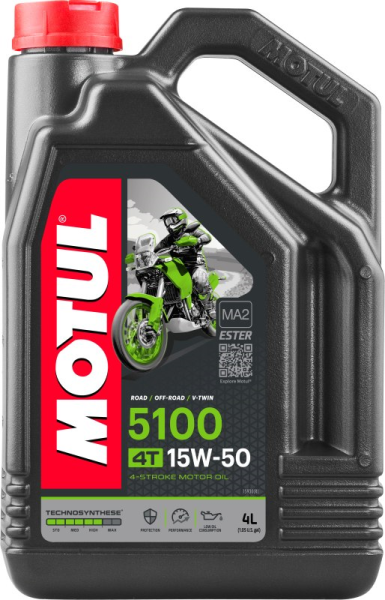 Olej silnikowy MOTUL 15W50 5100 4T 4L