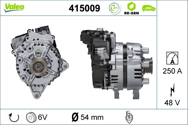 Rozrusznikoalternator VALEO 415009