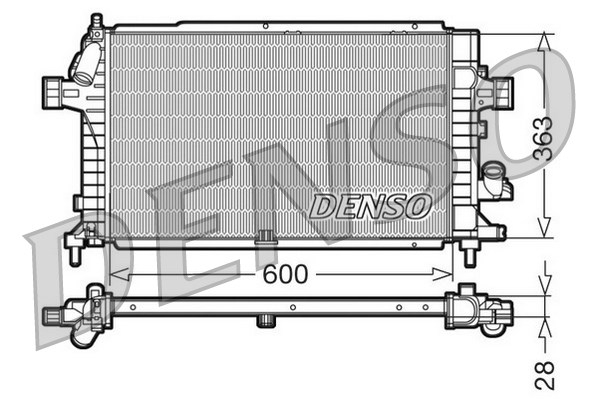 Chłodnica DENSO DRM20100