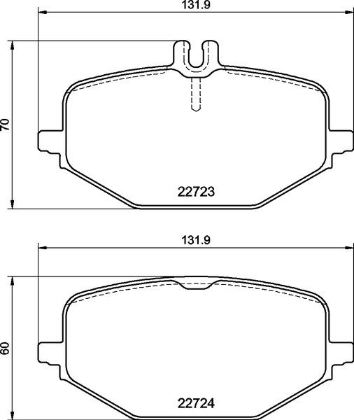 Klocki hamulcowe BREMBO P 50 161