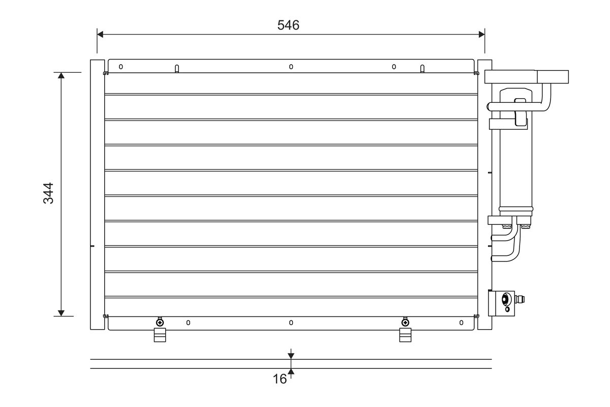 Skraplacz, klimatyzacja VALEO 822693