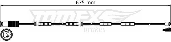 Czujnik zużycia klocków TOMEX BRAKES TX 31-36