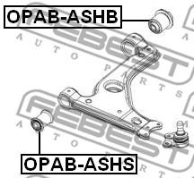 Tuleja wahacza FEBEST OPAB-ASHB