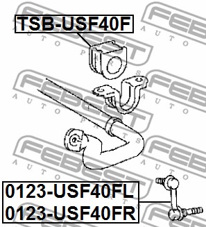 Łącznik stabilizatora FEBEST 0123-USF40FR