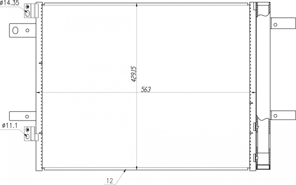 Skraplacz klimatyzacji HART 645 308