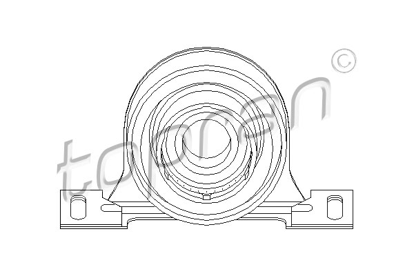 Podpora wału TOPRAN 501 594