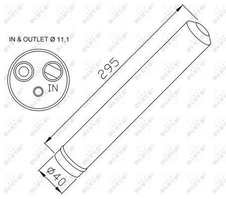 Osuszacz klimatyzacji NRF 33298