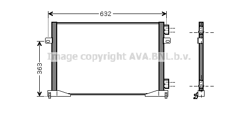 Skraplacz klimatyzacji AVA QUALITY COOLING RTA5339