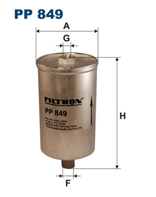 Filtr paliwa FILTRON PP849