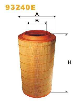 Filtr powietrza WIX FILTERS 93240E