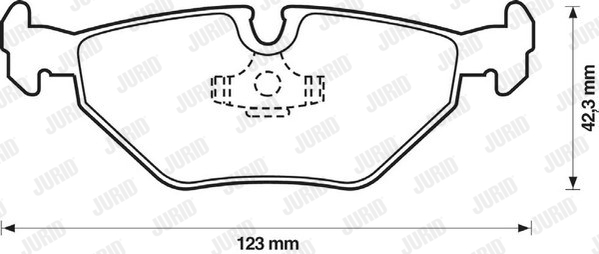 Klocki hamulcowe JURID 571936J
