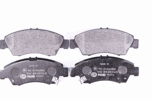 Klocki hamulcowe HELLA 8DB 355 016-521