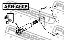 Łącznik wału napędowego FEBEST ASN-A60F