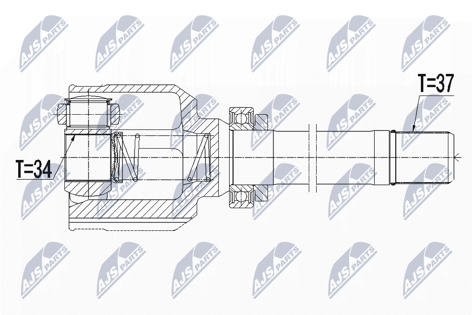 Filtr sadzy / filtr cząstek stałych, układ wydechowy NTY DPF-ME-013