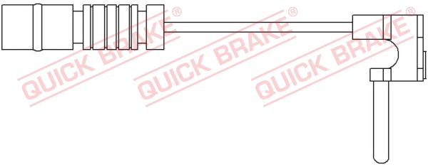 Czujnik zużycia klocków QUICK BRAKE WS 0171 A