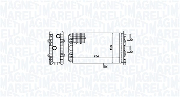 Nagrzewnica MAGNETI MARELLI 350218475000