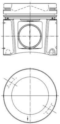Tłok KOLBENSCHMIDT 40448601