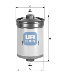 Filtr paliwa UFI 31.506.00