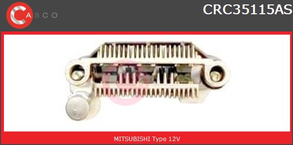 Mostek prostowniczy alternatora CASCO CRC35115AS