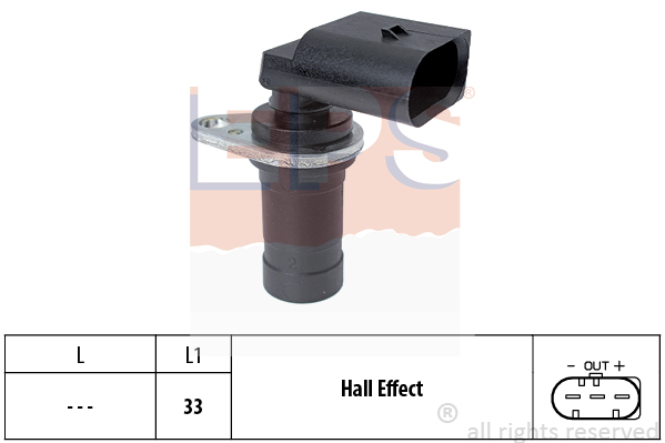 Czujnik położenia wału EPS 1.953.472