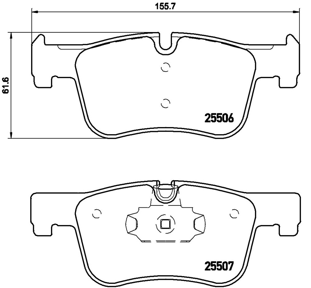 Klocki hamulcowe BREMBO P 06 070X