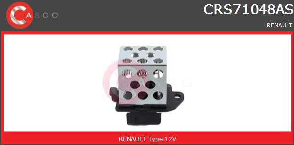 Rezystor wentylatora chłodnicy CASCO CRS71048AS