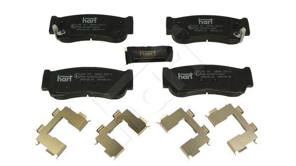 Klocki hamulcowe HART 260 767