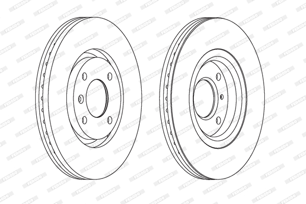 Tarcza hamulcowa FERODO DDF1152C
