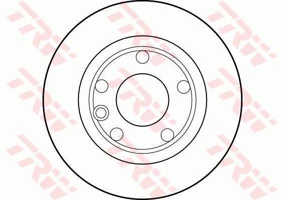 Tarcza hamulcowa TRW DF1593