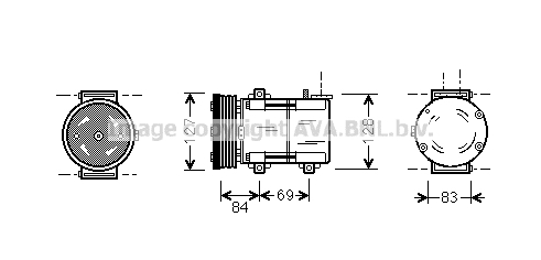 Kompresor klimatyzacji AVA QUALITY COOLING FDAK167