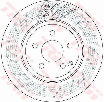 Tarcza hamulcowa TRW DF4149S