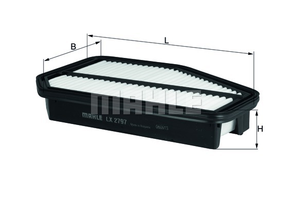 Filtr powietrza MAHLE LX 2797